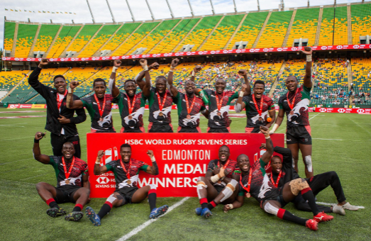 Kenya Sevens finish third at Edmonton 7s