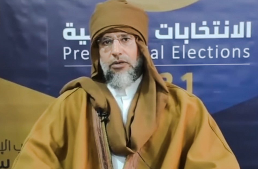 Gaddafi’s son to run for president of Libya in December election.