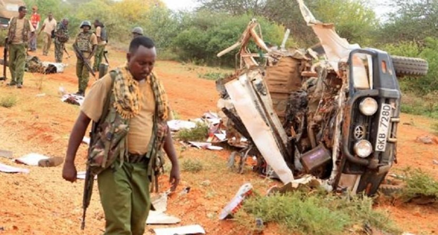 Roadside bomb kills atleast 10 in northeast Kenya