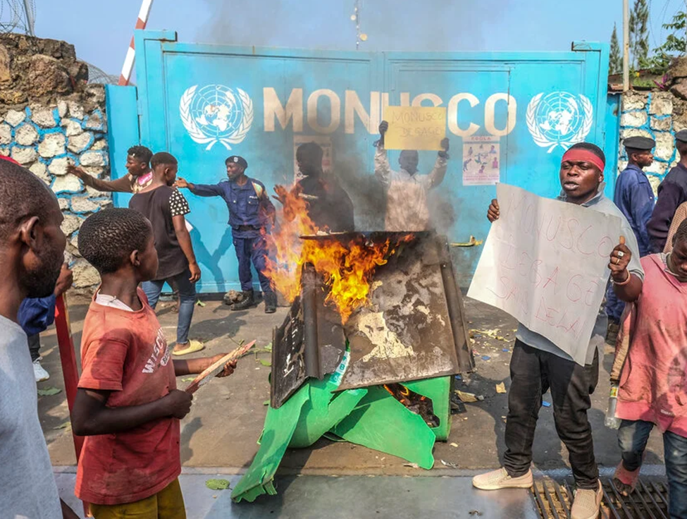 DR Congo fires warning shots to disperse anti-UN protesters