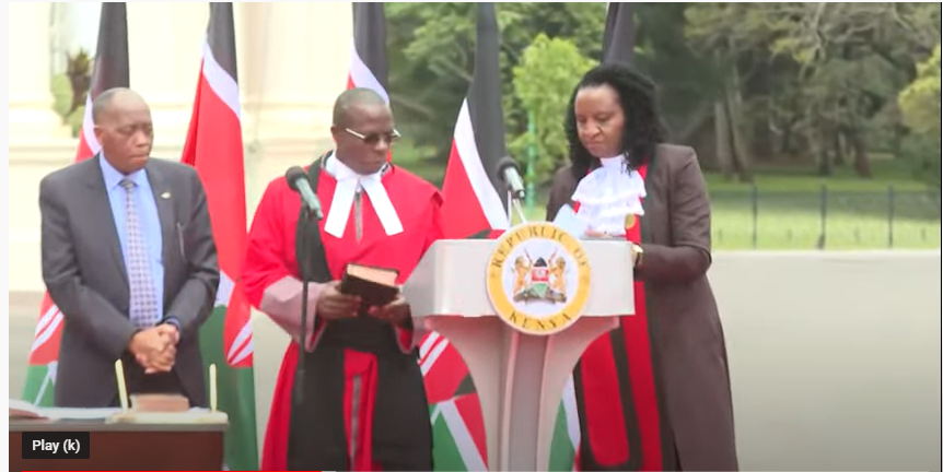 President William Ruto oversees swearing in of the 6 new judges