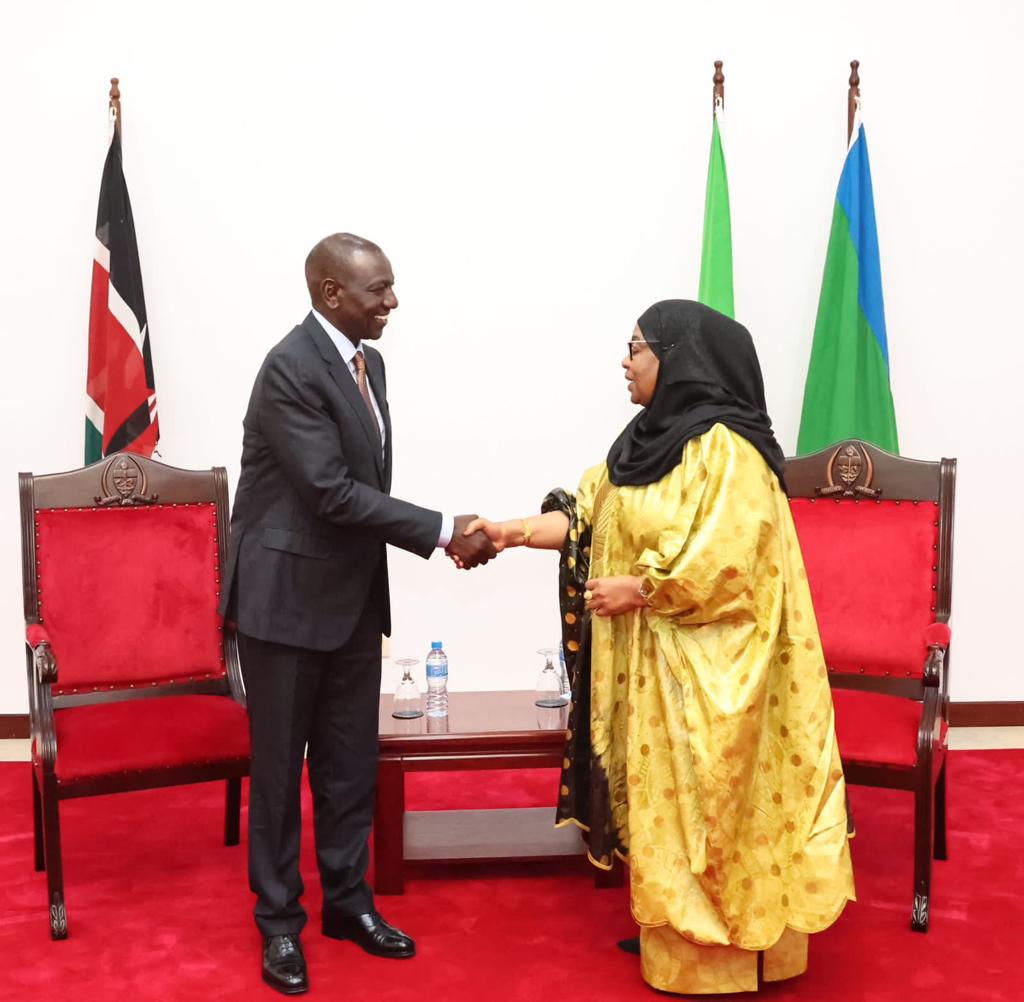 Rais Ruto akutana na Rais Samia nchini Tanzania huku kukiwa na madai ...