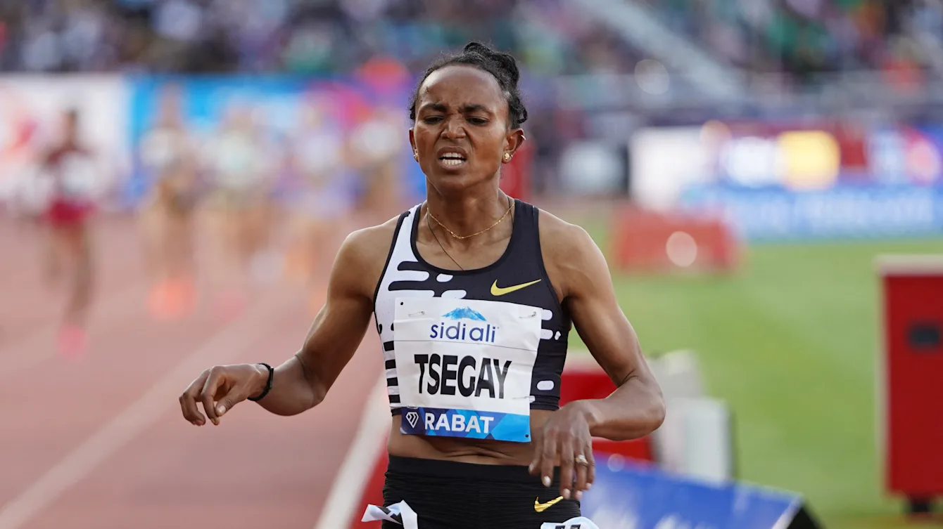 Tsegay wa Ethiopia Avunja Rekodi Ya Dunia Ya Faith Kipyegon Katika Mbio Za Mita 5000