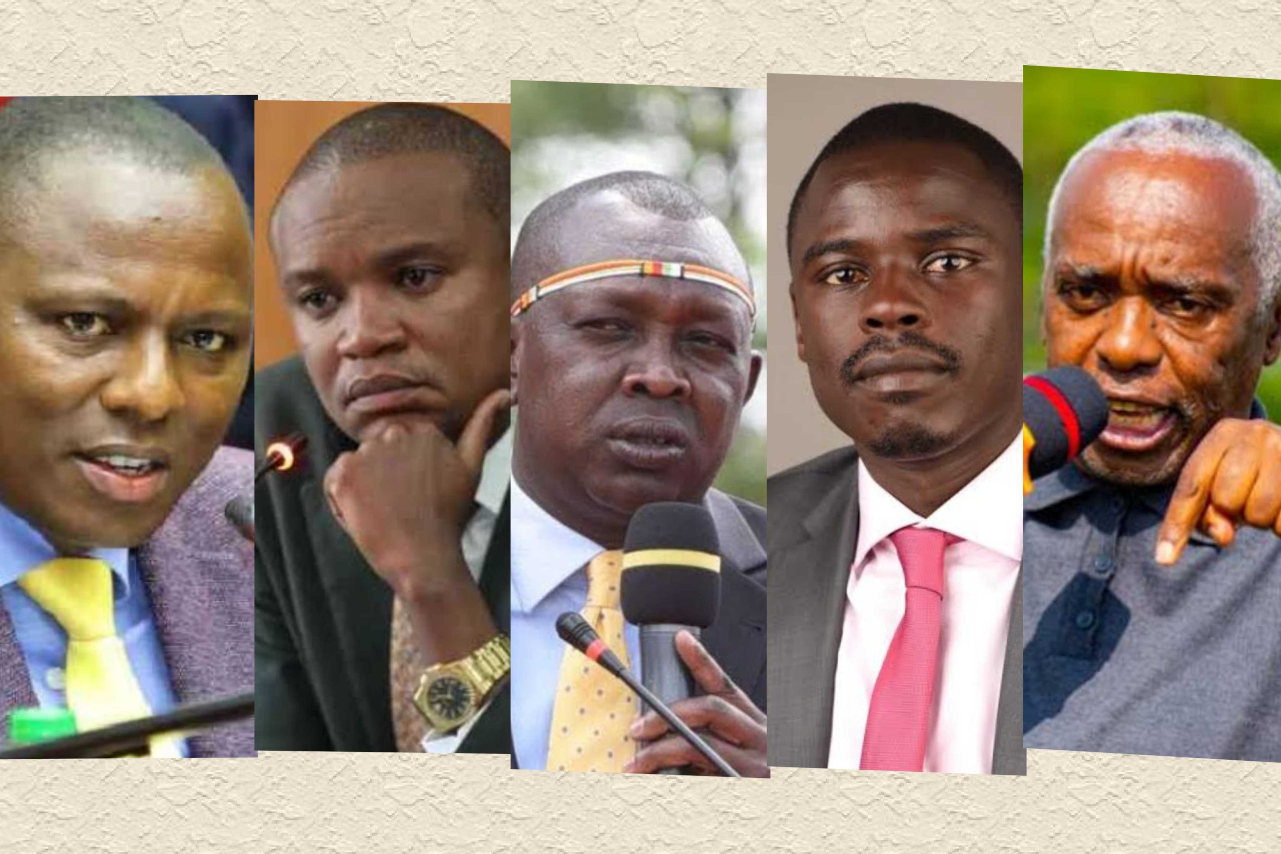 Know the Kenyan MPs that faced the wrath of the Anti-Finance Bill Protesters 2024.