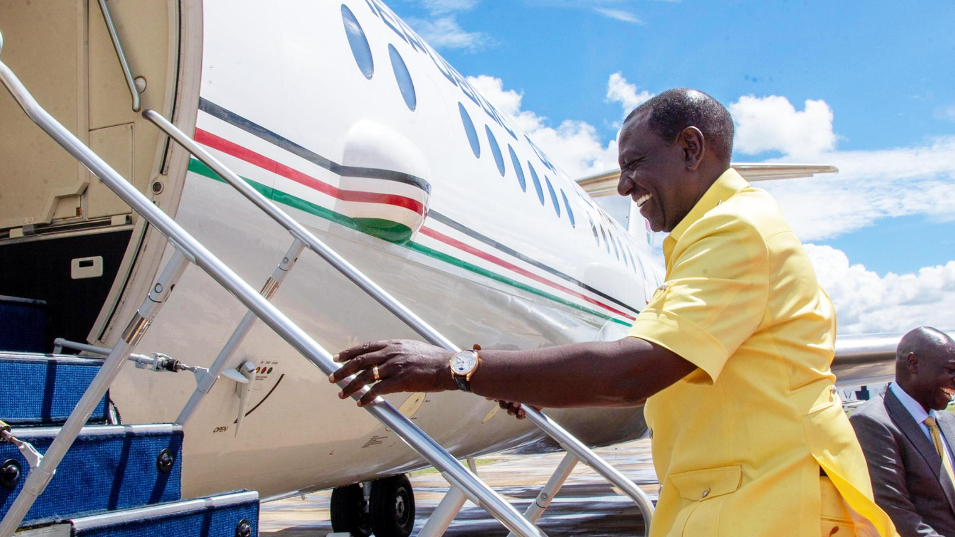 Ruto Jets Out Of The Country For The EAC Summit In Arusha