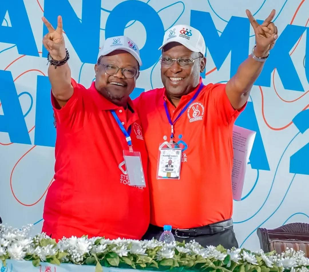 Freeman Mbowe Congratulates Tundu Lissu as He Leads CHADEMA Leadership Election