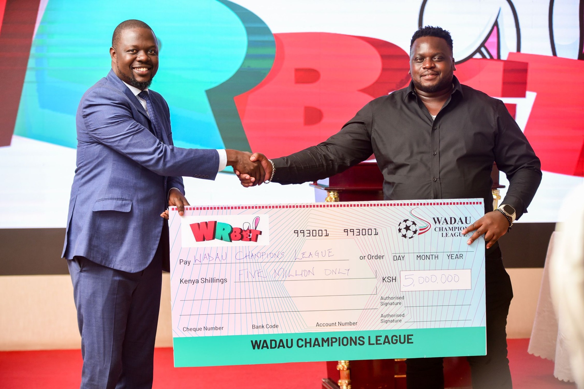 Wadau Champions League Land Ksh6.75M sponsorship deal