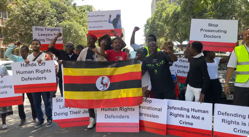 Activists Stage Protest in Nairobi Demanding for Kizza Besigye’s Release