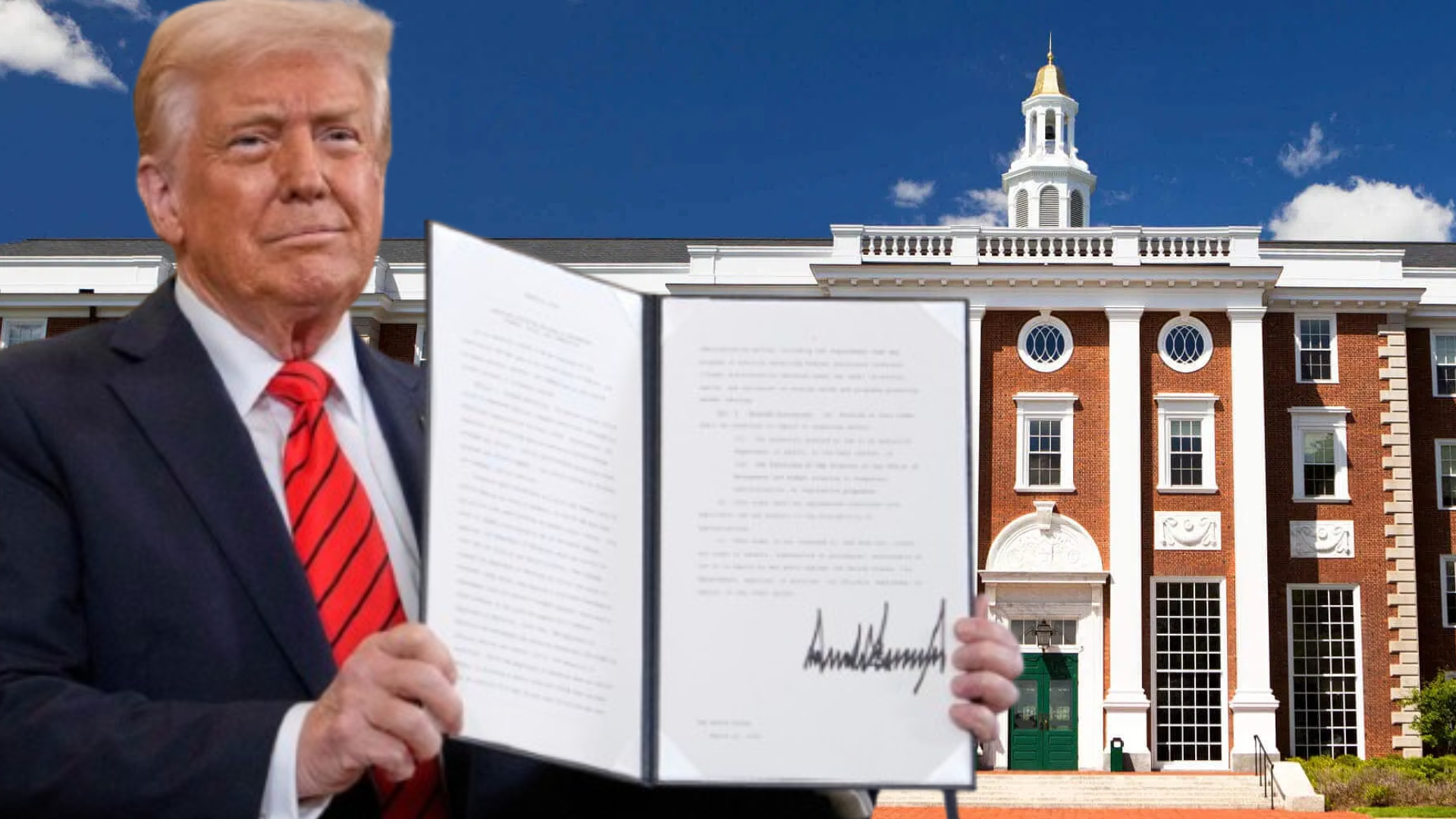 Trump Admin Revokes Harvard’s Right to Enroll Foreign Students
