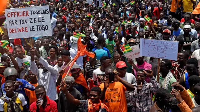 Togo Youth-led 3-day protest begins