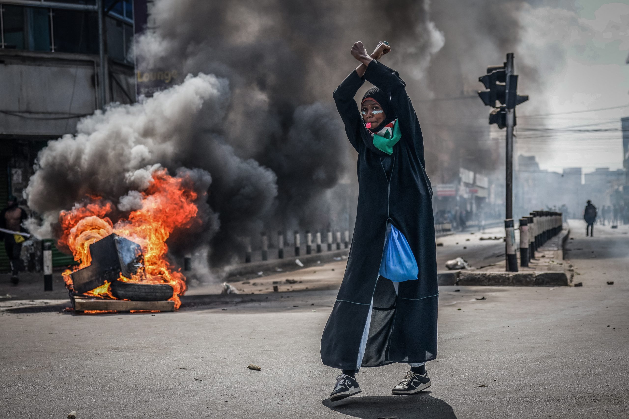 Gen Z Protesters hit the streets in several parts of Kenya