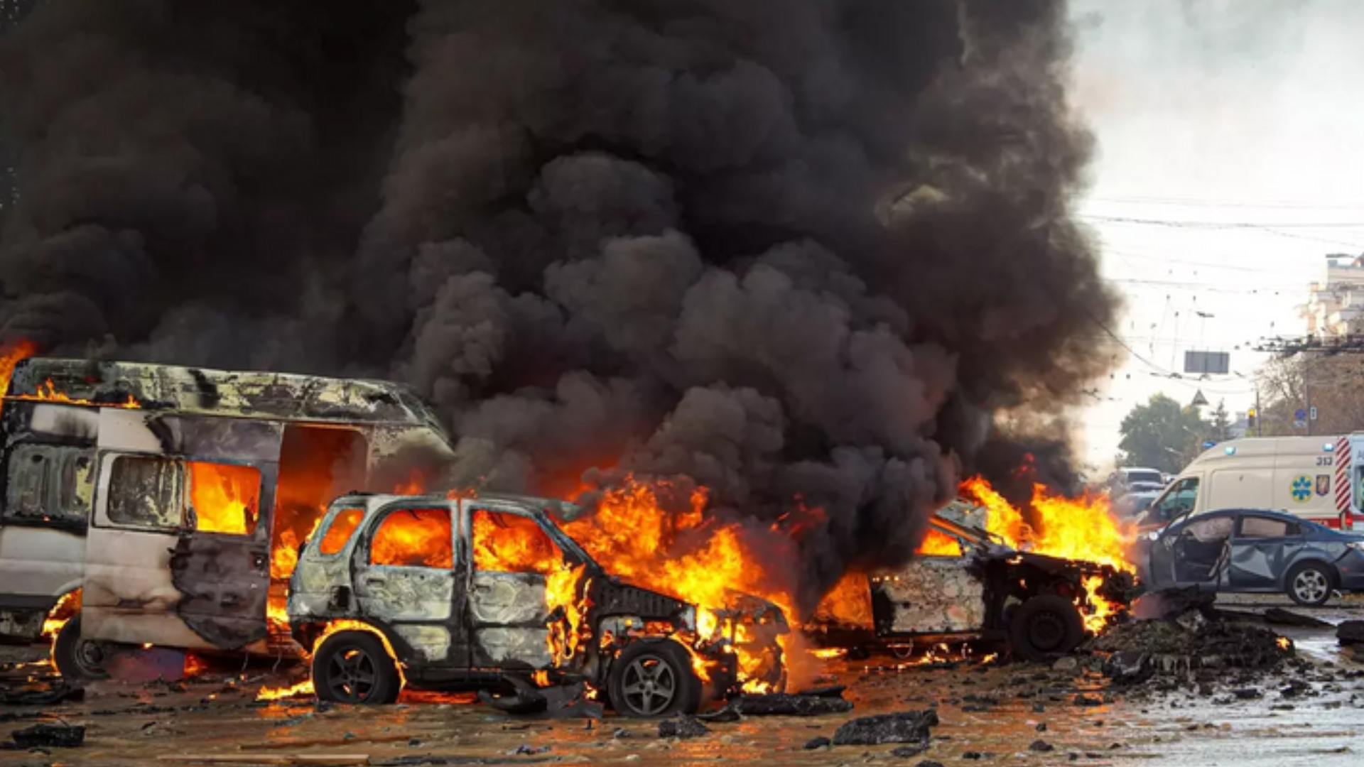 Russian Barrage Kills 10 in Kyiv, Including 11-Year-Old Girl