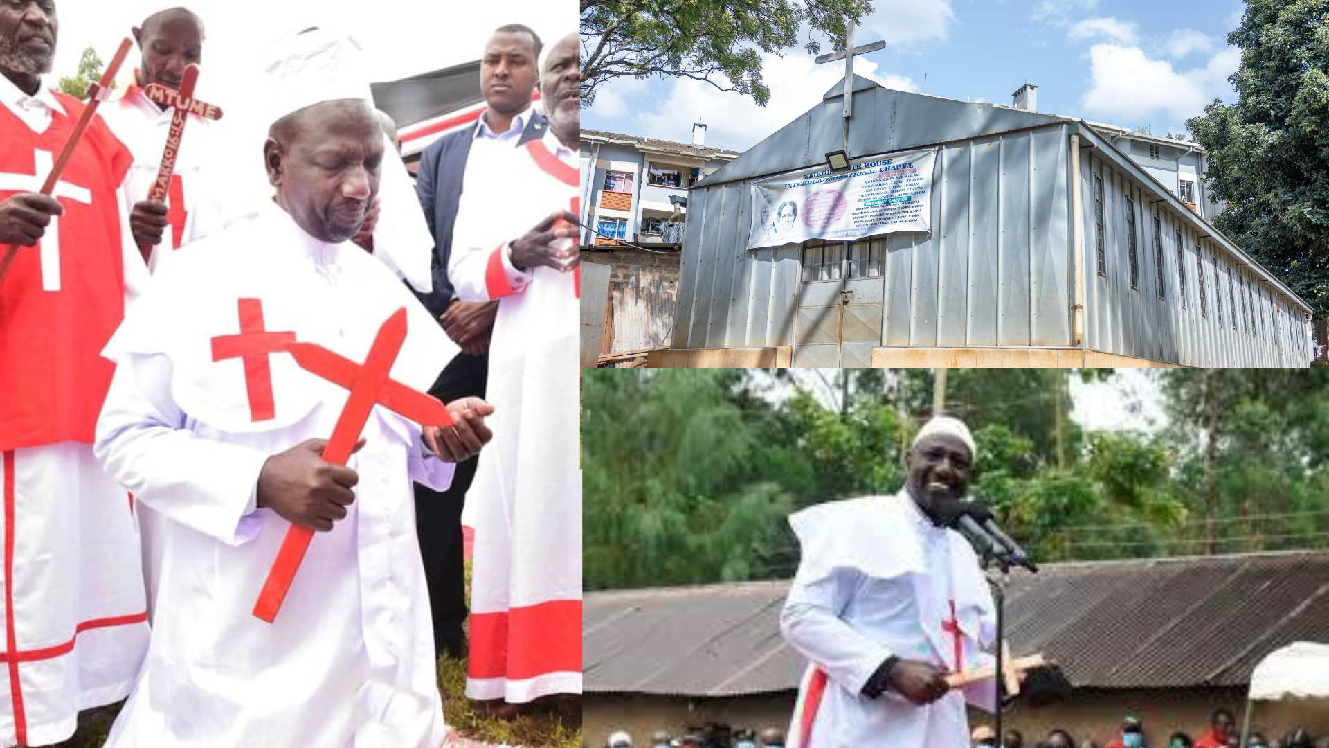 President Ruto defends his move to build State House church
