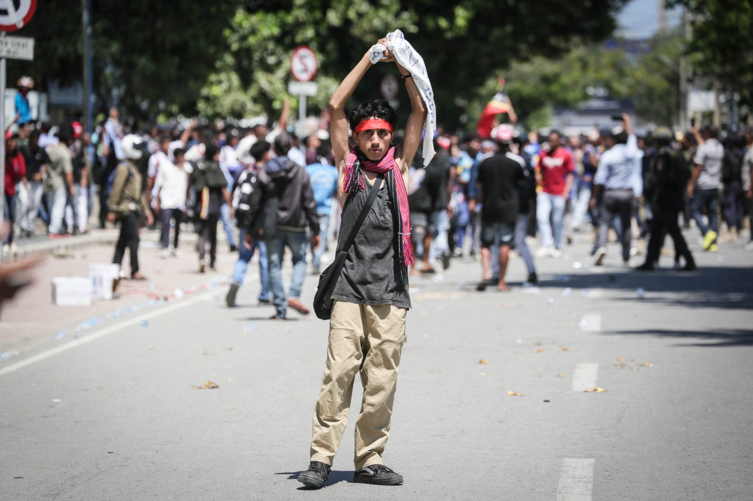 East Timor people stage protest to oppose plan to buy vehicles for MPs