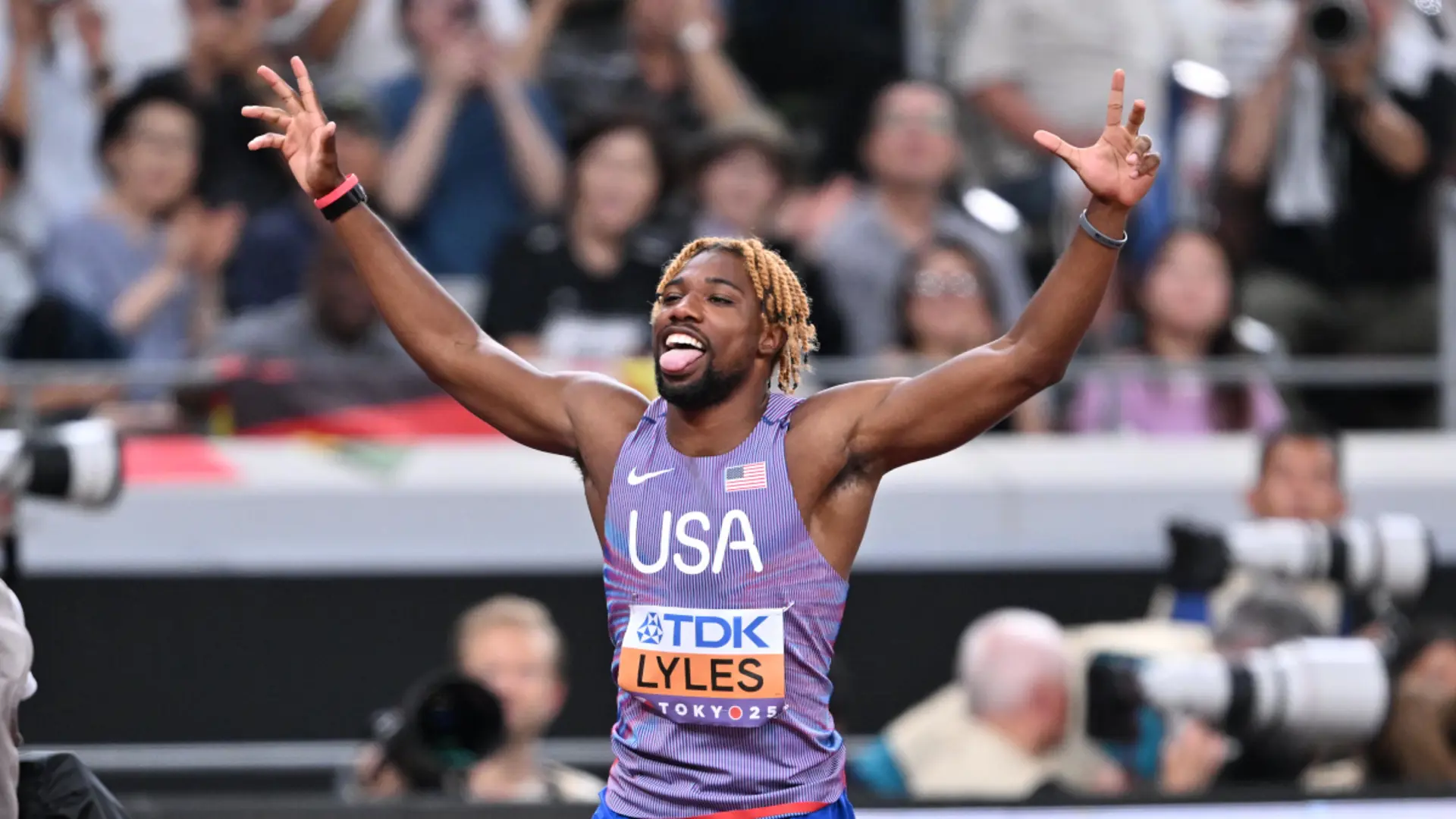 Lyles, Tebogo Sail Into World 200m Final But Gout Out