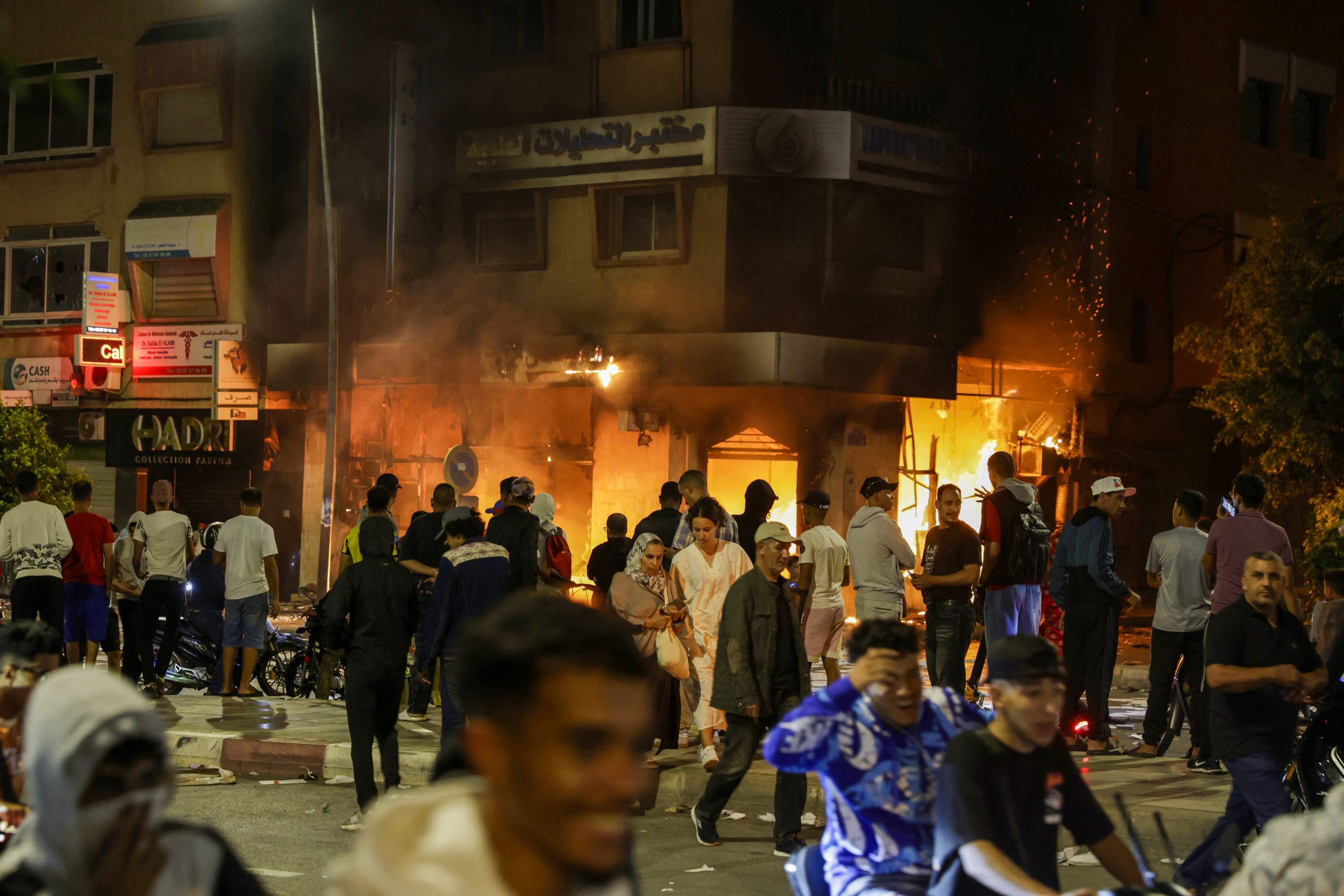 Young Moroccans protest for 7th day in a row
