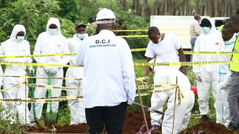Kenya exhumes 32 bodies, foetuses from mystery mass grave