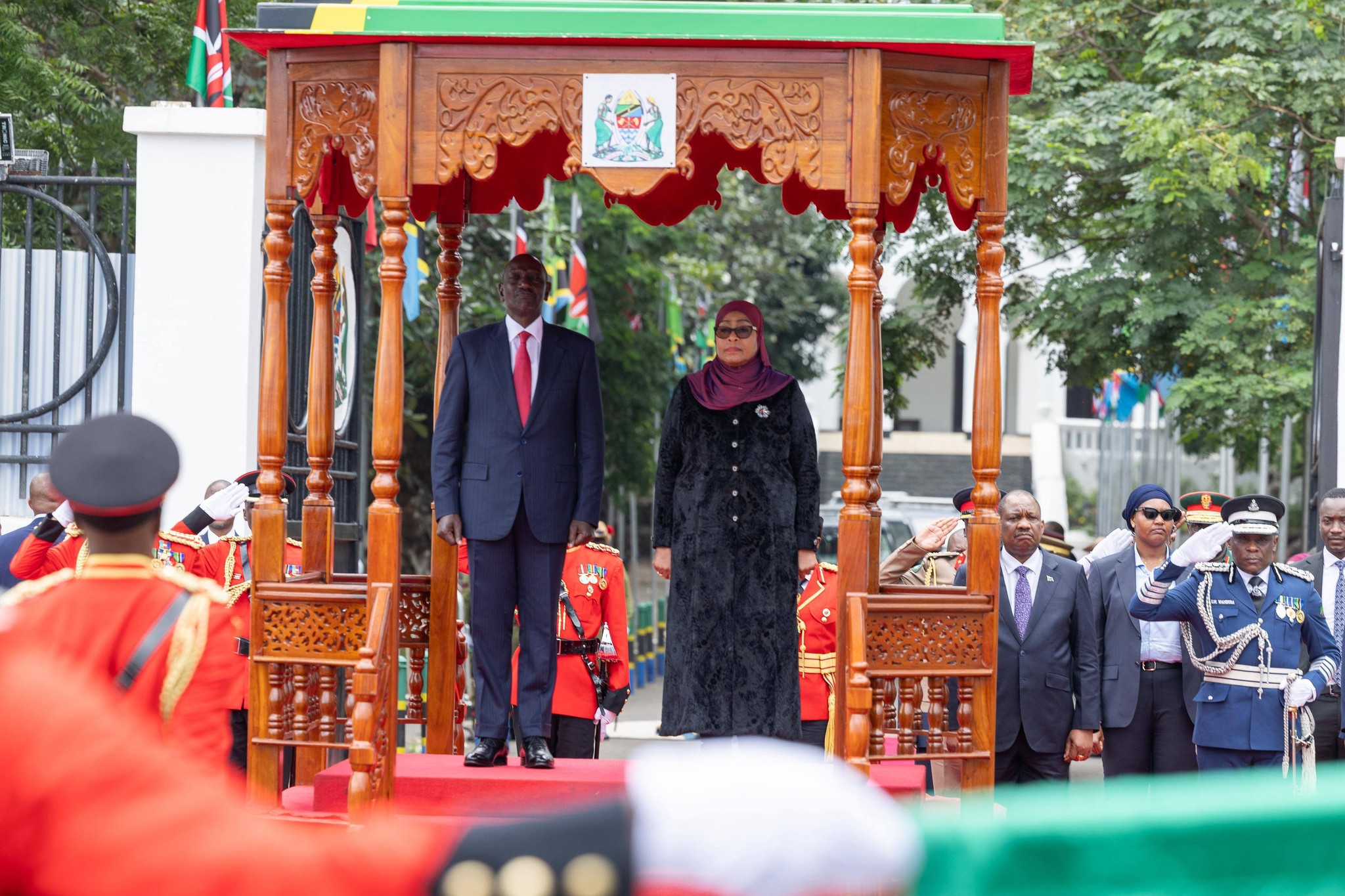 President Samia calls for Kenya–Tanzania cooperation to deal with ‘’ill-mannered activists’’