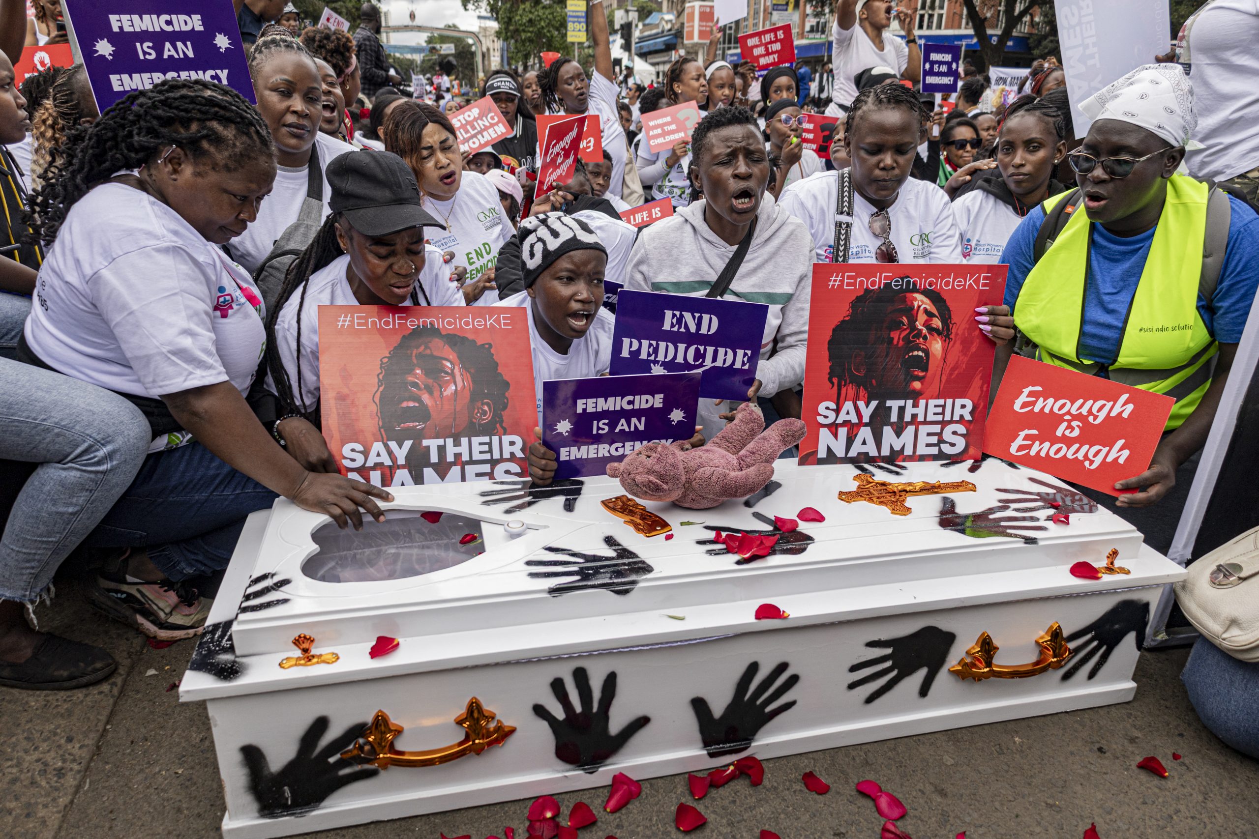 ‘Stop killing women’: Kenyans protest femicide scourge