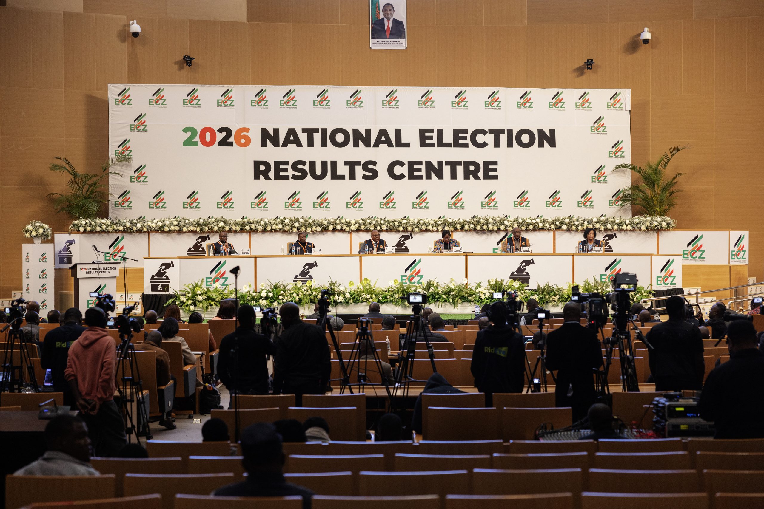 Zambia resumes vote count after pause over violence