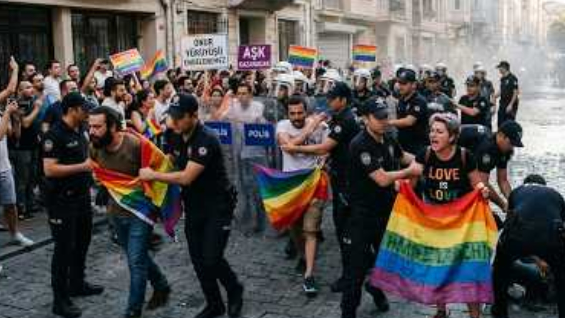 Turkey Police Detain Dozens Over Pro-LGBTQ Istanbul Rally