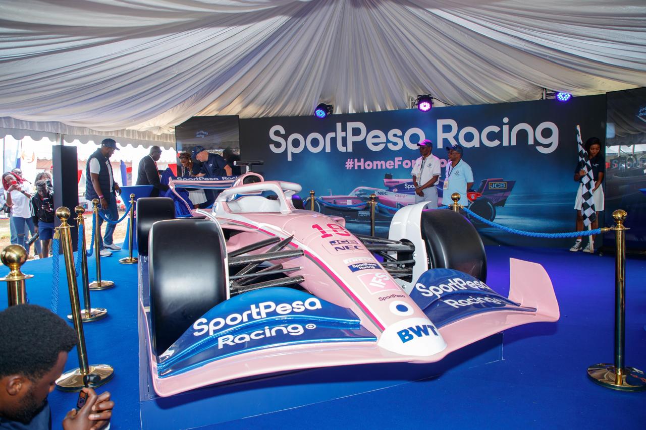 SportPesa Brings Formula 1 Home with Racing Car Reveal at Concours d’Elegance