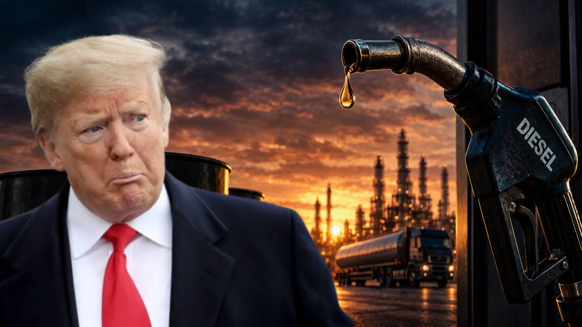 US Diesel Price Hits New Record High in Blow to Trump