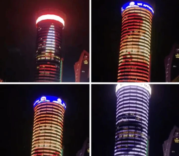 KICC lights up in tribute to Raila Odinga as nationwide memorial starts